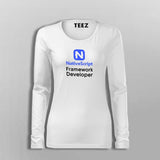 NativeScript Framework Developer Women’s Profession T-Shirt