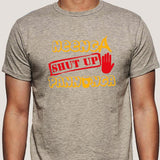 Neenga Shut Up Pannunga #OviyaArmy T-shirt for Men