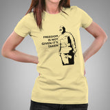 Nethaji Subash Chandra Bose Women's T-shirt