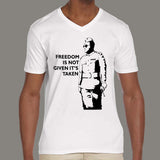 Nethaji Subash Chandra Bose Men's v neck T-shirt online india