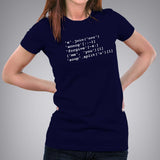 'Never' 'Gonna' 'Give' Python Code Women's T-shirt Online India