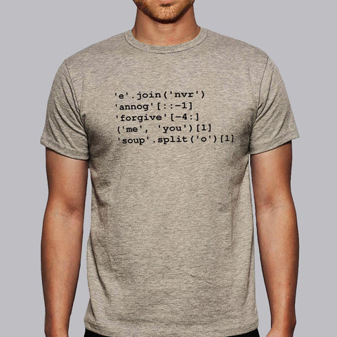 'Never' 'Gonna' 'Give' Python Code Men's T-shirt online