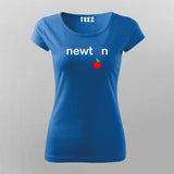 Newton Law Physicist T-shirt For Women