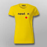 Newton Law Physicist T-shirt For Women Online India