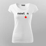 Newton Law Physicist T-shirt For Women