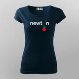 Newton Law Physicist T-shirt For Women