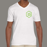 Node JS Men's Programming v neck T-shirt online