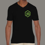 Node JS Men's Programming work and office v neck T-shirt online india