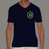 Node JS Men's Programming v neck T-shirt online india