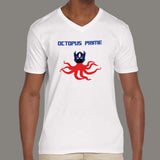 Octopus Prime / Optimus Prime Parody Men's v neck  T-shirt online india