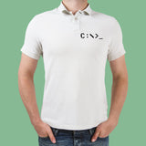 Command Prompt - DOS Polo T-Shirt For Men India