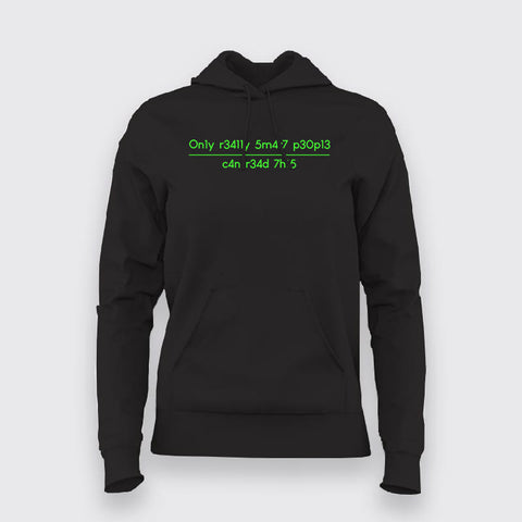 Only Really Smart People Can Read This Hoodies For Women Online India