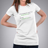 Funny Code - Order Pizza Women's attitude T-shirt for Programmers online