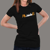 Phinished Phd Funny Doctorate Graduation T-Shirt For Women online india