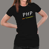 PHP Echo Is Awesome T-Shirt For Women online india