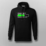 PLEASE WAIT BRAIN.EXE IS LOADING Funny Quotes Hoodies For Men Online India
