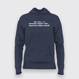 Algorithm (Noun) Used By Programmer Funny Joke Hoodies For Women