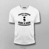 Proud-Winner-Of-Hide-And-Seek-Champion T-shirt For Men