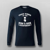 Hide & Seek Champion Men's T-Shirt - Unfound and Proud