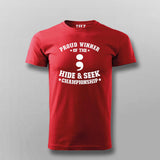 Hide & Seek Champion Men's T-Shirt - Unfound and Proud