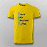 PUSH Motivational T-shirt For Men