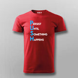 PUSH Motivational T-shirt For Men