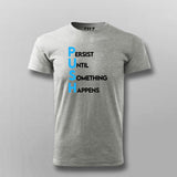 PUSH Motivational T-shirt For Men