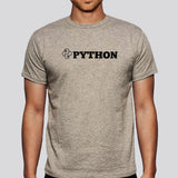 Python - Programmer Logo Men's attitude T-shirt online india