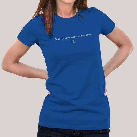 Real Programmers Count Women's Programming T-shirt