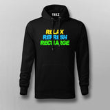 RECHARGE, RECOVER, RELAX Gym Quotes Hoodies For Men Online India