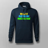 RECHARGE, RECOVER, RELAX Gym Quotes Hoodies For Men