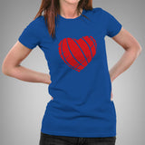 Ripped Heart Women's T-shirt