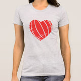 Ripped Heart Women's T-shirt