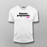 Robotics Programming Girl T-shirt For Men