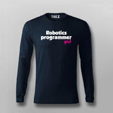 Robotics Programming Girl T-shirt For Men