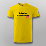 Robotics Programming Girl T-shirt For Men