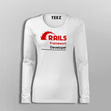 Ruby Framework Developer Women’s Profession T-Shirt