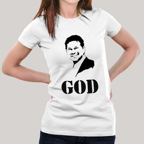 Sachin God women T-shirt india