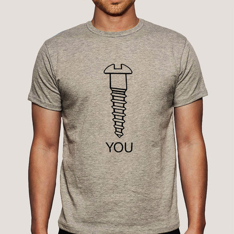 Buy Screw You Men's T-shirt At Just Rs 349 On Sale! online India