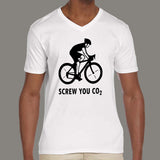 Screw You Co2 Men's v neck T-shirt online india