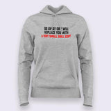 Go Away Or I Will Replace You With Shell Script T-shirt For Women