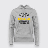 Single As A Dollar Attitude Hoodies For Women Online India