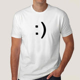 Smile Emoticon Men's T-shirt