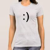 Smile Emoticon Women's T-shirt