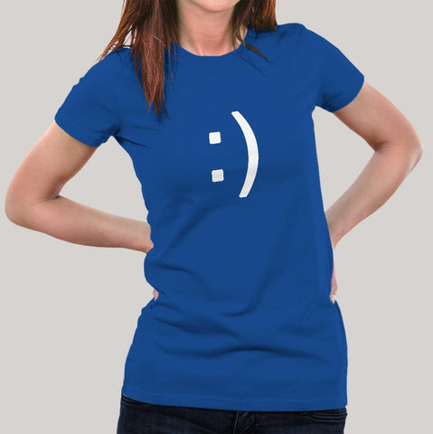 Smile Emoticon Women's T-shirt