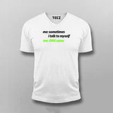 Sometimes Me to Myself Funny T-shirt For Men