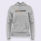 Stack Over Flow Be With You, Meme Programmer Hoodie For Women