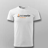 Stack Over Flow Be With You, Meme Programmer T-shirt For Men