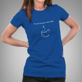 sudo apt-get install coffee - Women's T-shirt