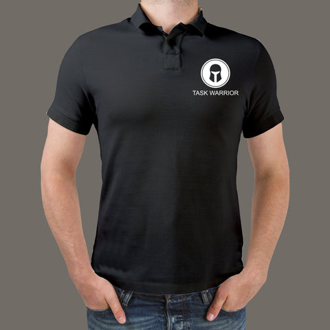 Task warrior Logo Polo T-Shirt online india
